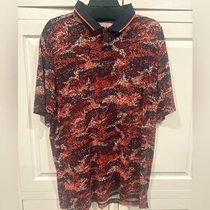 Men's Under Armour ISO Chill Patterned Polo Shirt Like New